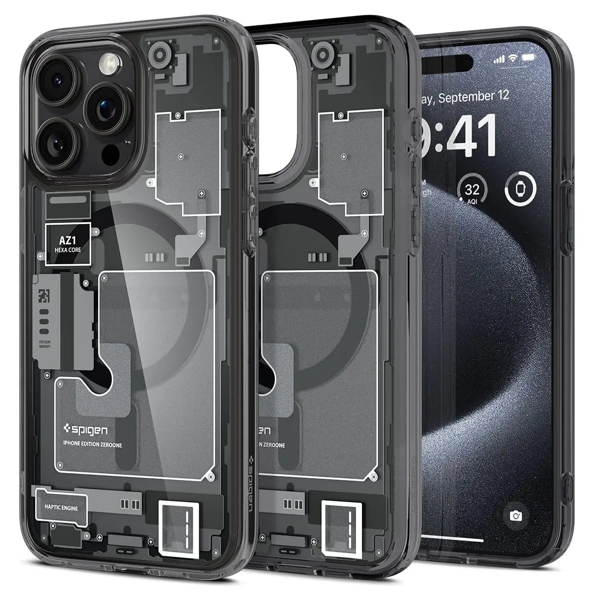 Spigen Ultra Hybrid MagFit Magnetic Case for iPhone 15 Pro Max / 15 Pro / 15 Plus