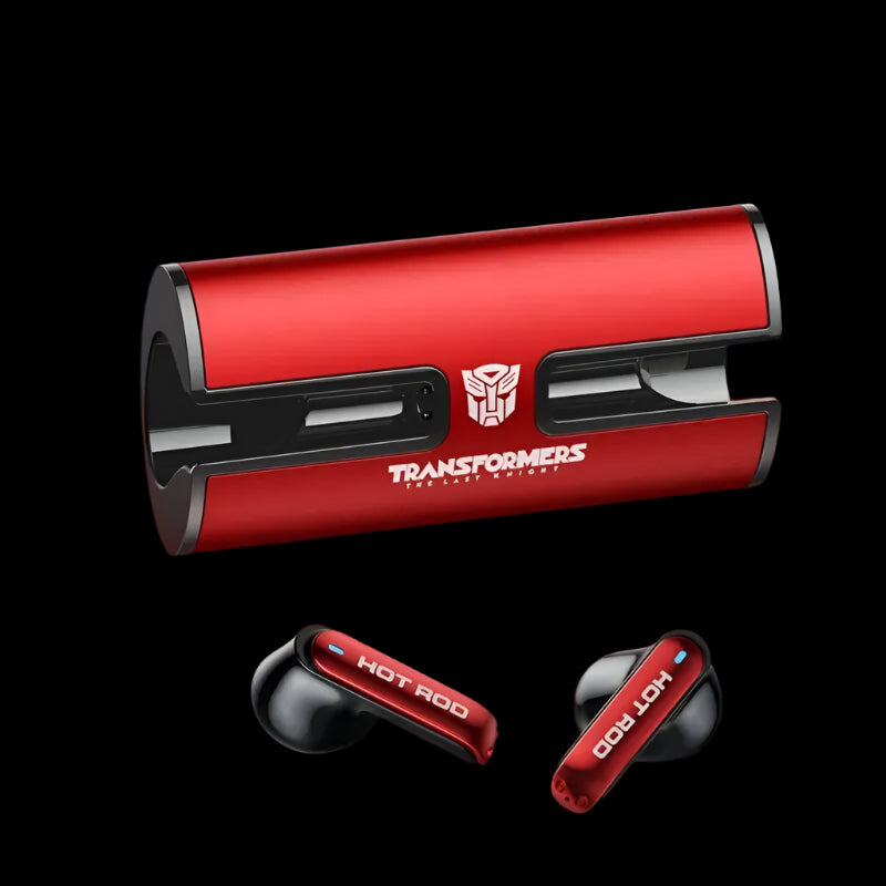 Transformers TF-T02 Bluetooth 5.3 Wireless Earphones – Sport & Gaming Headset with Dual Modes, Mic, and Ergonomic Design