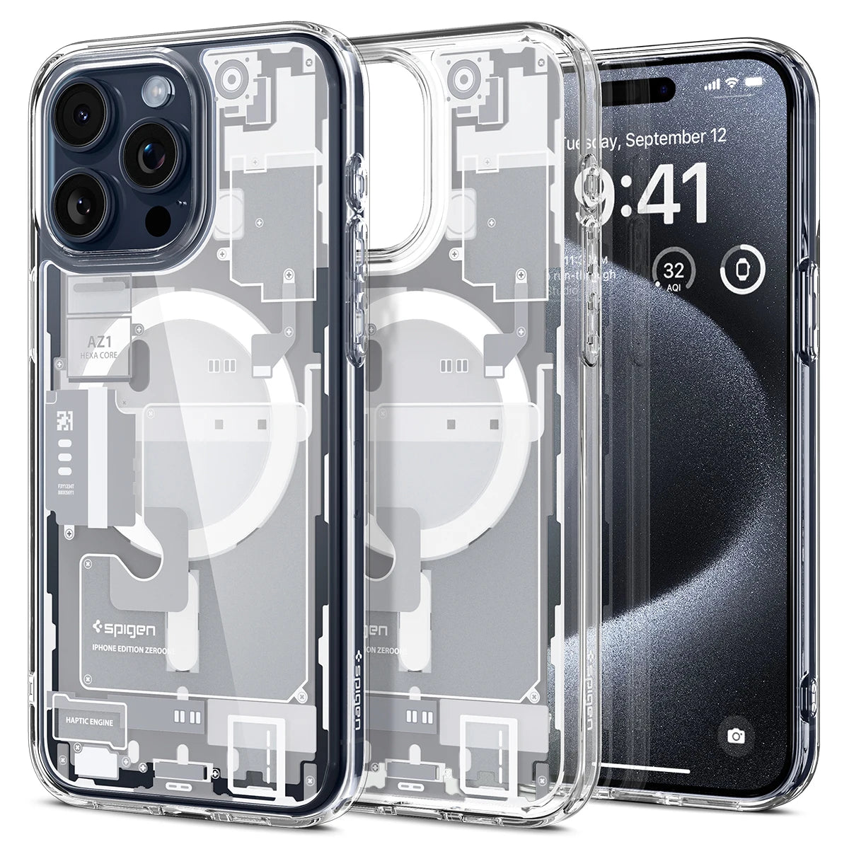 Spigen Ultra Hybrid MagFit Magnetic Case for iPhone 15 Pro Max / 15 Pro / 15 Plus