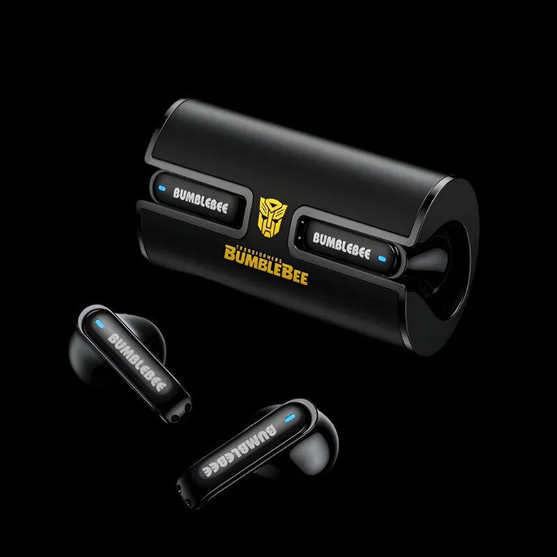 Transformers TF-T02 Bluetooth 5.3 Wireless Earphones – Sport & Gaming Headset with Dual Modes, Mic, and Ergonomic Design